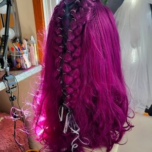 Beautiful purple wig